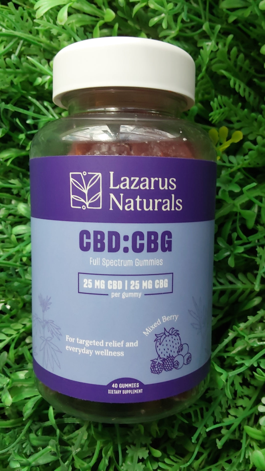 Gomitas CBD-CBG Lazarus Naturals 2000mg